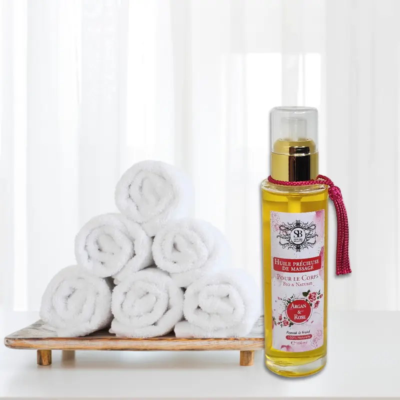 Huile de massage Argan/Rose 100 ml